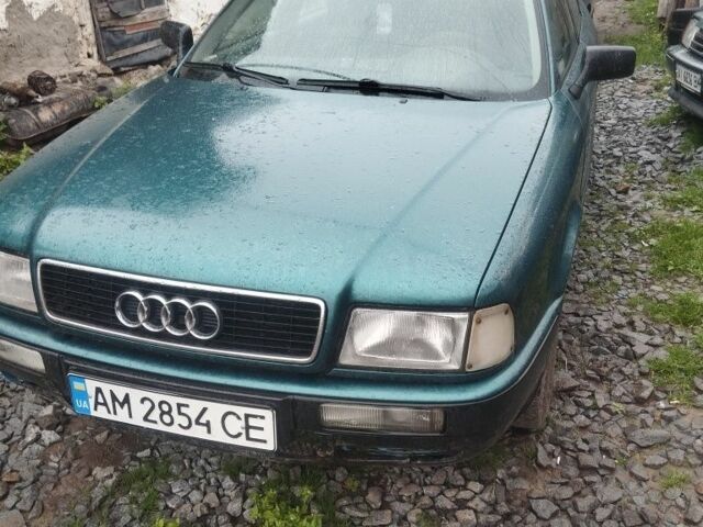 Зеленый Ауди 80, объемом двигателя 2 л и пробегом 250 тыс. км за 750 $, фото 1 на Automoto.ua