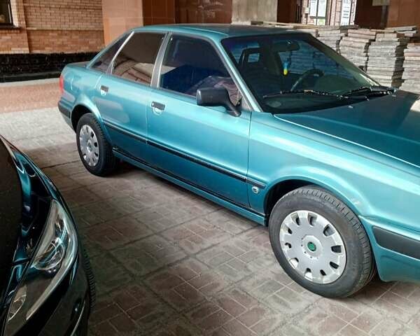 Зеленый Ауди 80, объемом двигателя 1.98 л и пробегом 253 тыс. км за 3500 $, фото 1 на Automoto.ua