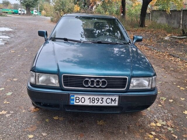 Зеленый Ауди 80, объемом двигателя 1.98 л и пробегом 230 тыс. км за 1650 $, фото 1 на Automoto.ua