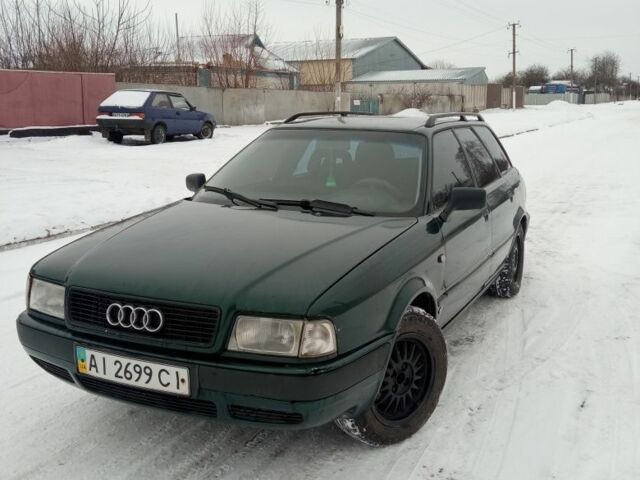 Зеленый Ауди 80, объемом двигателя 2 л и пробегом 56 тыс. км за 1350 $, фото 1 на Automoto.ua