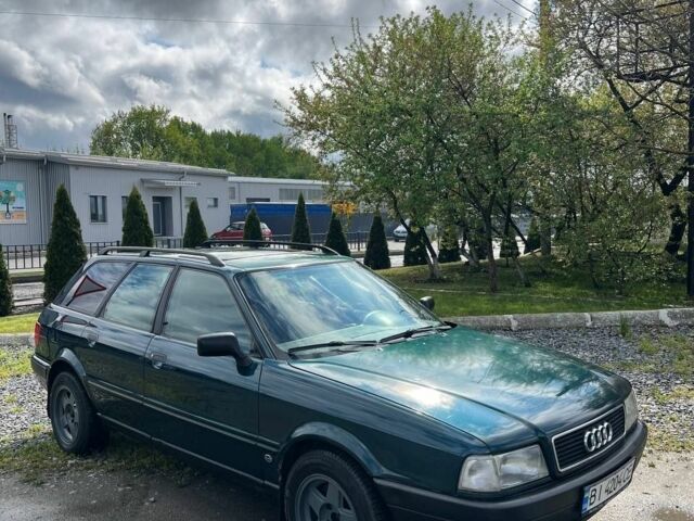 Зеленый Ауди 80, объемом двигателя 1.9 л и пробегом 350 тыс. км за 1400 $, фото 1 на Automoto.ua