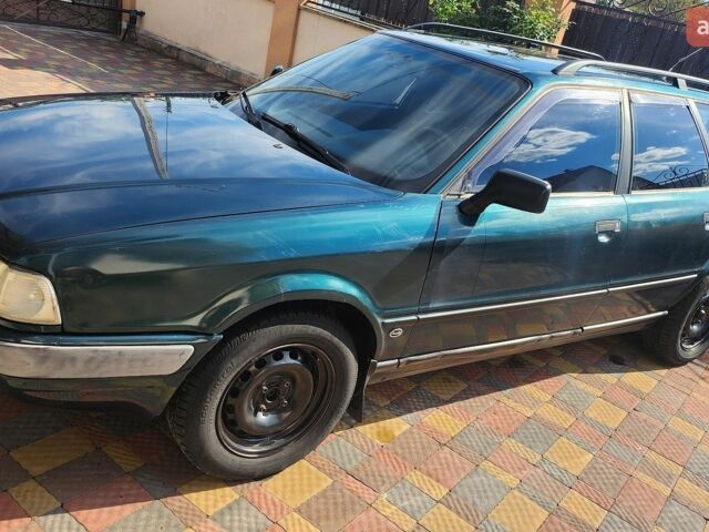 Зеленый Ауди 80, объемом двигателя 2 л и пробегом 324 тыс. км за 3400 $, фото 1 на Automoto.ua
