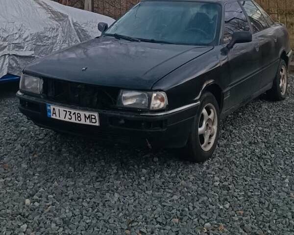 Черный Ауди 90, объемом двигателя 1.98 л и пробегом 222 тыс. км за 850 $, фото 1 на Automoto.ua
