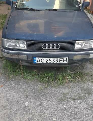 Синій Ауді 90, об'ємом двигуна 2 л та пробігом 337 тис. км за 800 $, фото 1 на Automoto.ua