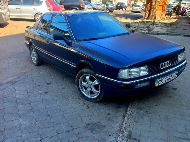 Синий Ауди 90, объемом двигателя 2 л и пробегом 123 тыс. км за 1500 $, фото 1 на Automoto.ua