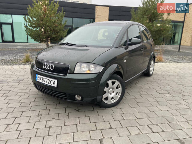 Зеленый Ауди А2, объемом двигателя 1.4 л и пробегом 350 тыс. км за 4100 $, фото 1 на Automoto.ua