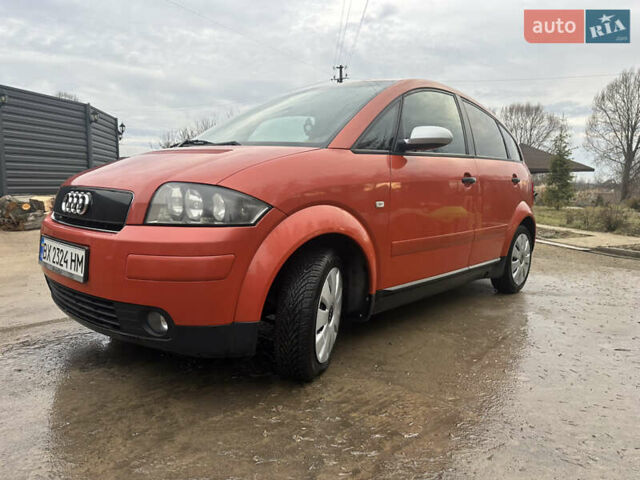 Помаранчевий Ауді A2, об'ємом двигуна 1.39 л та пробігом 237 тис. км за 3750 $, фото 1 на Automoto.ua