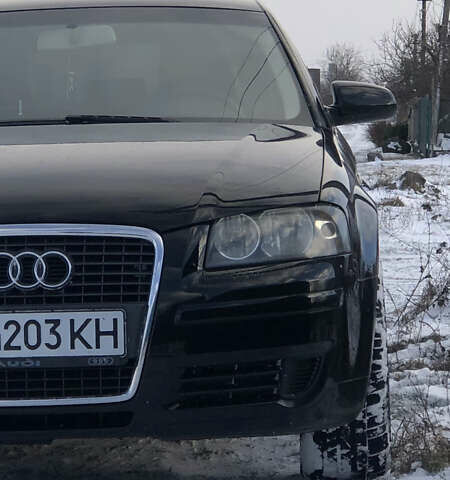 Черный Ауди А3, объемом двигателя 1.6 л и пробегом 251 тыс. км за 6700 $, фото 1 на Automoto.ua