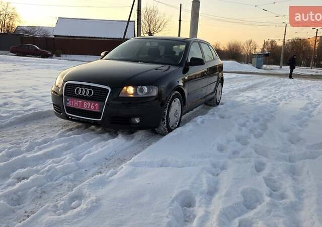 Черный Ауди А3, объемом двигателя 2 л и пробегом 230 тыс. км за 7500 $, фото 1 на Automoto.ua