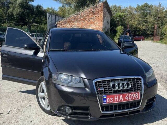 Черный Ауди А3, объемом двигателя 1.8 л и пробегом 250 тыс. км за 7518 $, фото 1 на Automoto.ua