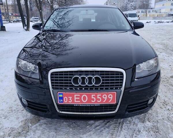 Чорний Ауді А3, об'ємом двигуна 1.6 л та пробігом 219 тис. км за 6500 $, фото 1 на Automoto.ua