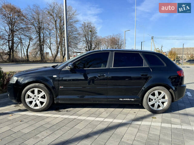 Черный Ауди А3, объемом двигателя 2 л и пробегом 305 тыс. км за 8400 $, фото 1 на Automoto.ua