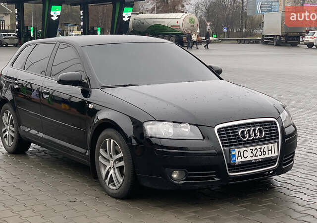 Черный Ауди А3, объемом двигателя 2 л и пробегом 465 тыс. км за 5750 $, фото 1 на Automoto.ua