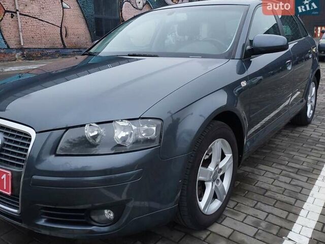 Черный Ауди А3, объемом двигателя 2 л и пробегом 221 тыс. км за 7650 $, фото 1 на Automoto.ua