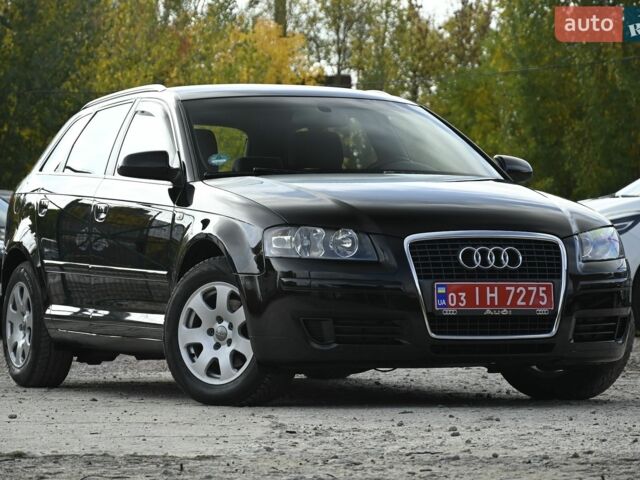 Чорний Ауді А3, об'ємом двигуна 1.6 л та пробігом 196 тис. км за 6650 $, фото 1 на Automoto.ua