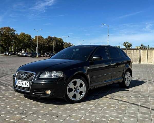 Черный Ауди А3, объемом двигателя 2 л и пробегом 200 тыс. км за 7700 $, фото 1 на Automoto.ua