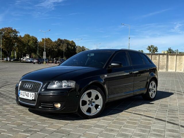 Черный Ауди А3, объемом двигателя 2 л и пробегом 200 тыс. км за 7800 $, фото 1 на Automoto.ua