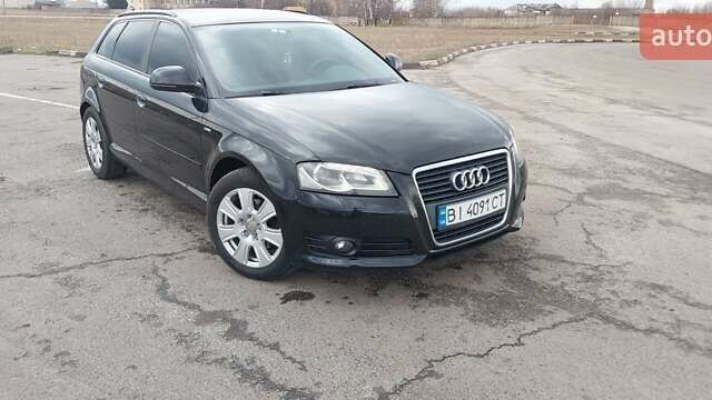 Черный Ауди А3, объемом двигателя 1.97 л и пробегом 215 тыс. км за 9000 $, фото 1 на Automoto.ua
