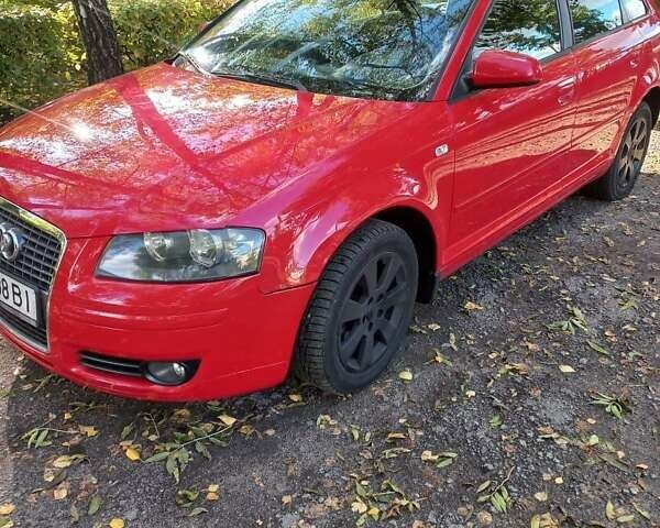 Красный Ауди А3, объемом двигателя 1.6 л и пробегом 230 тыс. км за 6800 $, фото 1 на Automoto.ua