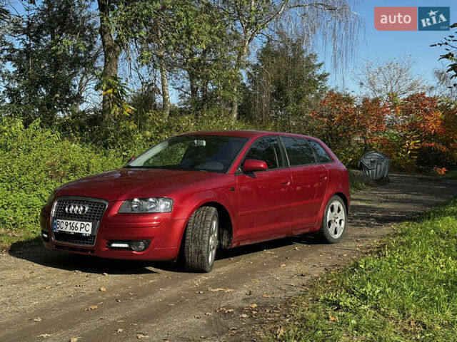 Красный Ауди А3, объемом двигателя 1.8 л и пробегом 170 тыс. км за 8300 $, фото 1 на Automoto.ua