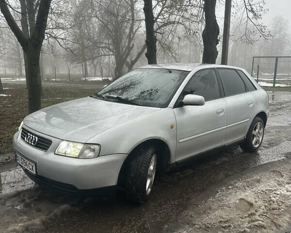 Серый Ауди А3, объемом двигателя 1.6 л и пробегом 216 тыс. км за 4300 $, фото 1 на Automoto.ua