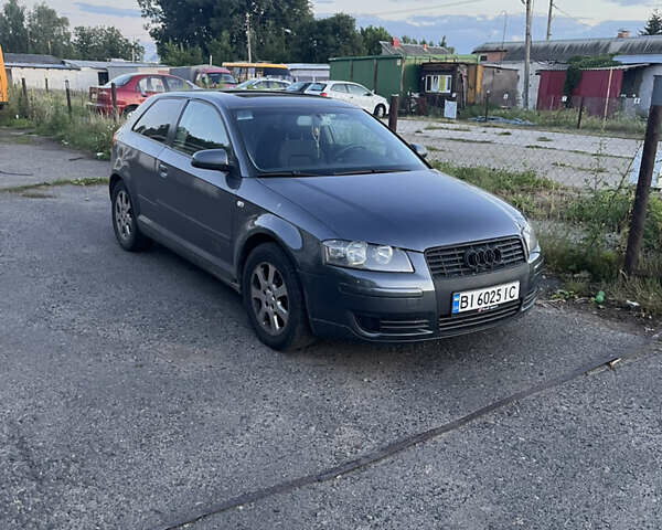 Серый Ауди А3, объемом двигателя 2 л и пробегом 230 тыс. км за 5000 $, фото 1 на Automoto.ua