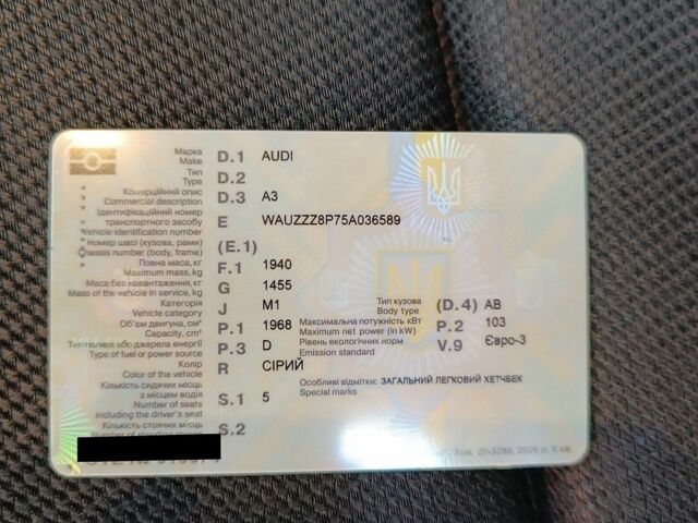 Серый Ауди А3, объемом двигателя 1.97 л и пробегом 340 тыс. км за 5300 $, фото 1 на Automoto.ua