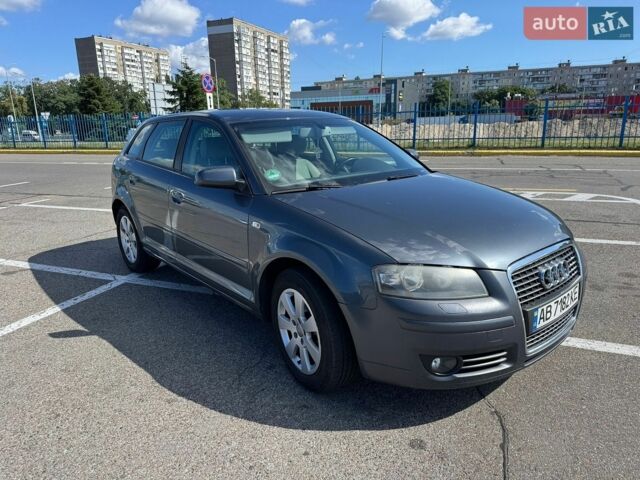 Серый Ауди А3, объемом двигателя 1.98 л и пробегом 212 тыс. км за 5400 $, фото 1 на Automoto.ua