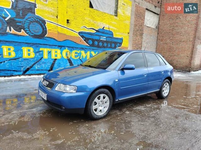 Синий Ауди А3, объемом двигателя 1.8 л и пробегом 156 тыс. км за 5500 $, фото 1 на Automoto.ua