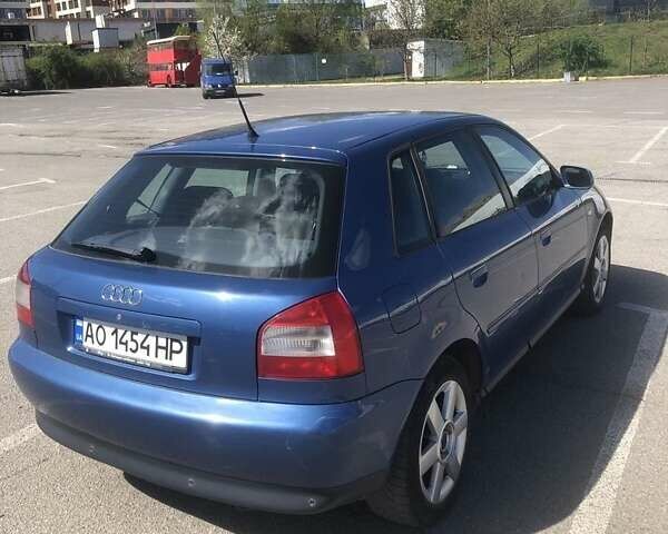 Синий Ауди А3, объемом двигателя 1.9 л и пробегом 215 тыс. км за 3700 $, фото 1 на Automoto.ua