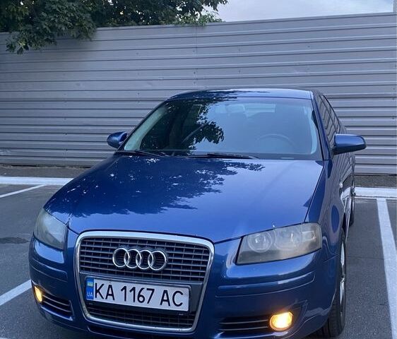 Синий Ауди А3, объемом двигателя 1.6 л и пробегом 210 тыс. км за 7000 $, фото 1 на Automoto.ua