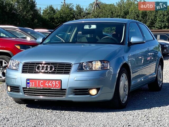 Синий Ауди А3, объемом двигателя 1.6 л и пробегом 145 тыс. км за 5950 $, фото 1 на Automoto.ua