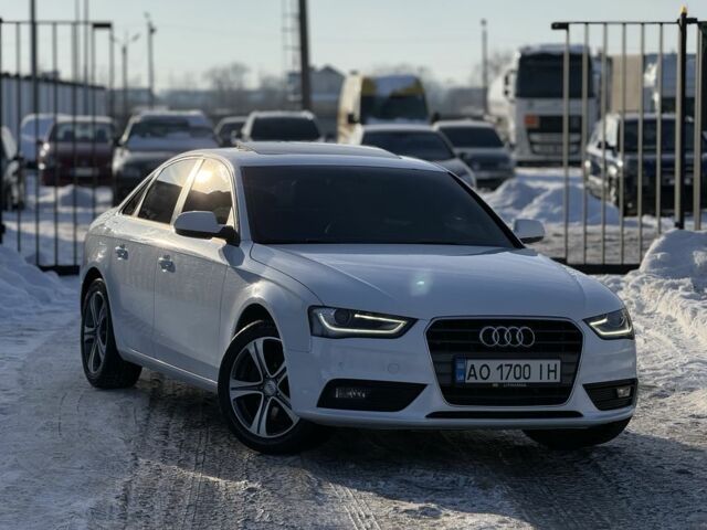Белый Ауди А4, объемом двигателя 2 л и пробегом 170 тыс. км за 9500 $, фото 1 на Automoto.ua
