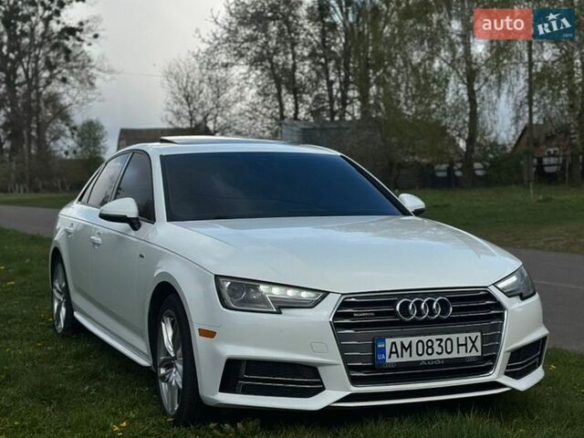 Белый Ауди А4, объемом двигателя 1.98 л и пробегом 170 тыс. км за 20200 $, фото 1 на Automoto.ua