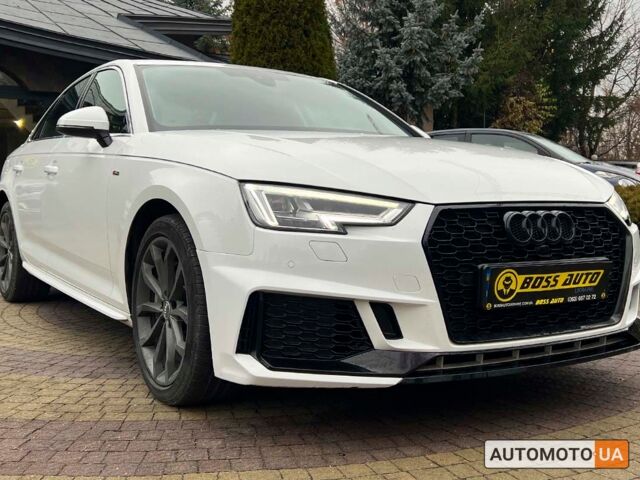 Ауді А4 2018 у Львові на Automoto.ua Білий Ауді А4, об'ємом двигуна 2 л та пробігом 51 тис. км за 23350 $, фото 1 на Automoto.ua