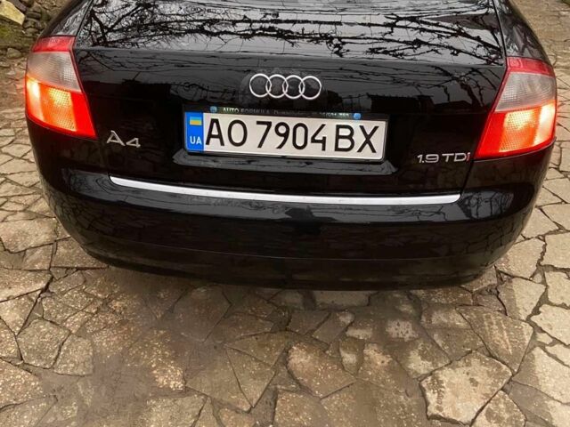 Черный Ауди А4, объемом двигателя 1.9 л и пробегом 303 тыс. км за 3750 $, фото 1 на Automoto.ua