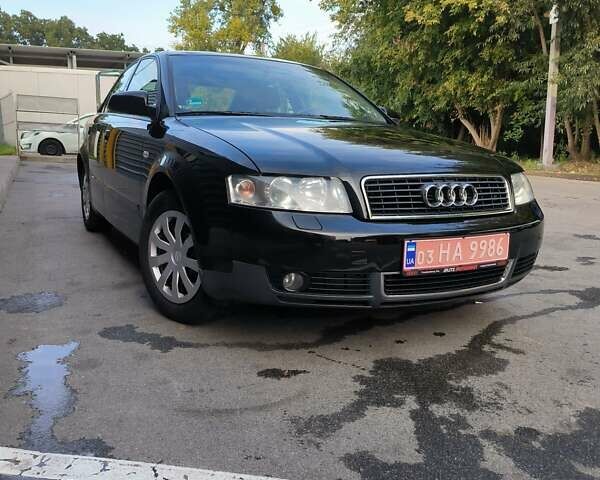Ауді А4 2002 у Василькове на Automoto.ua Чорний Ауді А4, об'ємом двигуна 2 л та пробігом 183 тис. км за 5200 $, фото 1 на Automoto.ua