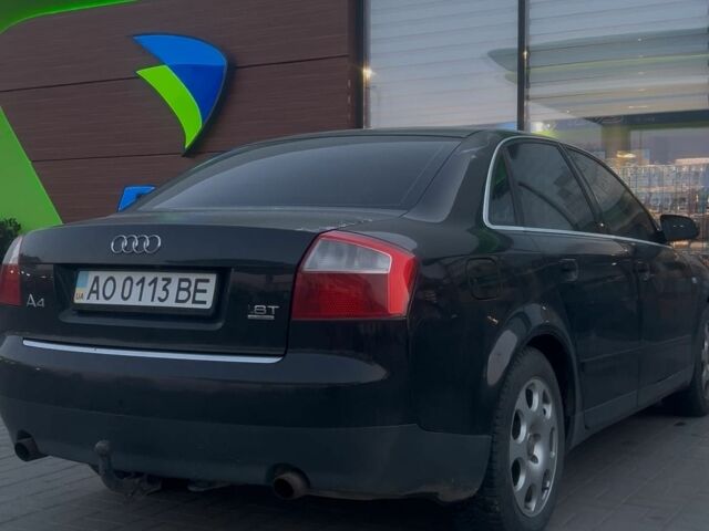 Чорний Ауді А4, об'ємом двигуна 1.8 л та пробігом 422 тис. км за 3600 $, фото 1 на Automoto.ua