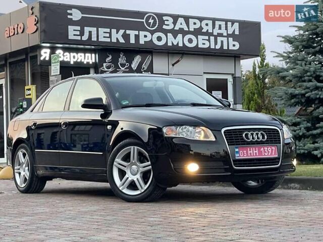 Чорний Ауді А4, об'ємом двигуна 2 л та пробігом 173 тис. км за 7650 $, фото 1 на Automoto.ua