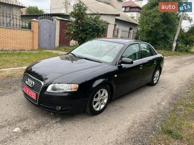 Черный Ауди А4, объемом двигателя 2 л и пробегом 193 тыс. км за 6200 $, фото 1 на Automoto.ua