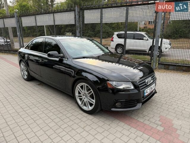 Черный Ауди А4, объемом двигателя 2 л и пробегом 220 тыс. км за 8500 $, фото 1 на Automoto.ua