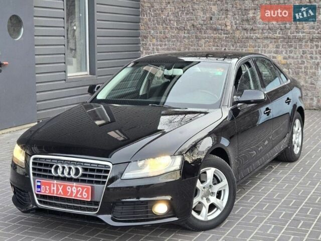 Черный Ауди А4, объемом двигателя 2 л и пробегом 176 тыс. км за 9799 $, фото 1 на Automoto.ua