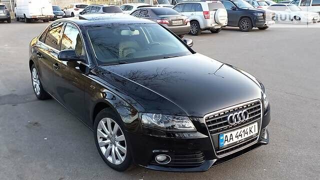 Черный Ауди А4, объемом двигателя 2 л и пробегом 165 тыс. км за 10500 $, фото 1 на Automoto.ua