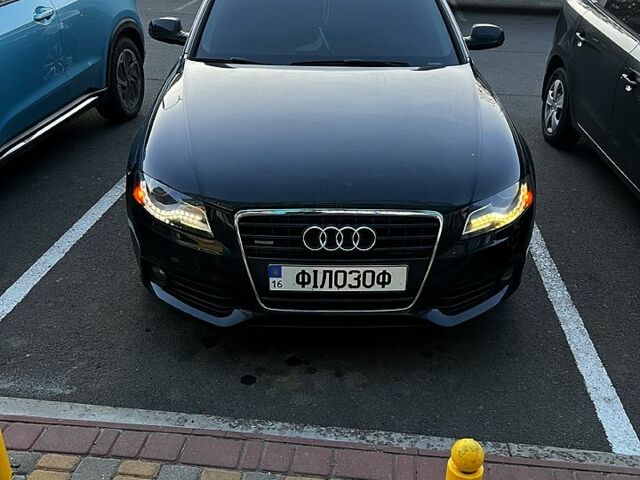 Чорний Ауді А4, об'ємом двигуна 2 л та пробігом 221 тис. км за 9500 $, фото 1 на Automoto.ua
