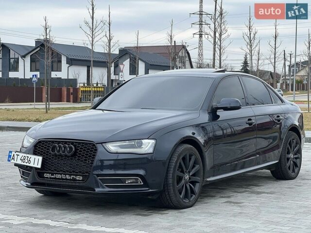Черный Ауди А4, объемом двигателя 2 л и пробегом 220 тыс. км за 9500 $, фото 1 на Automoto.ua