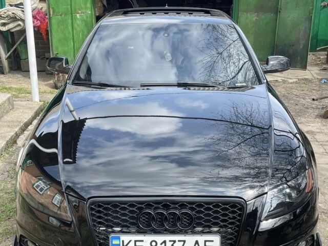 Чорний Ауді А4, об'ємом двигуна 2 л та пробігом 219 тис. км за 10500 $, фото 1 на Automoto.ua
