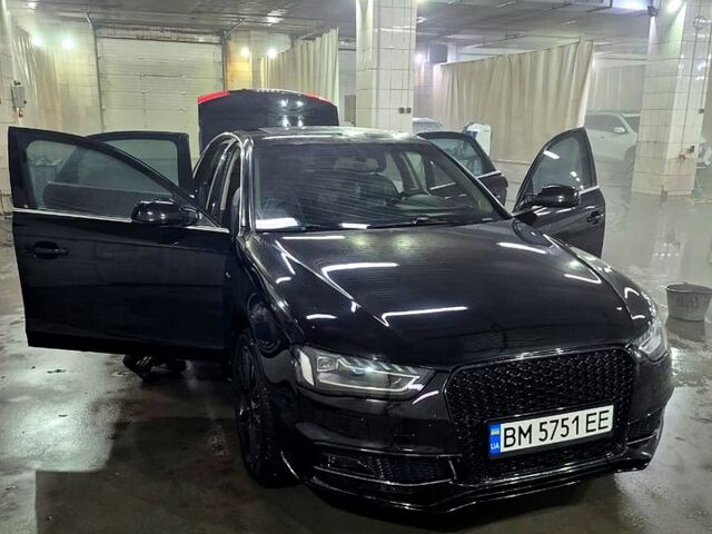 Черный Ауди А4, объемом двигателя 2 л и пробегом 160 тыс. км за 12000 $, фото 1 на Automoto.ua
