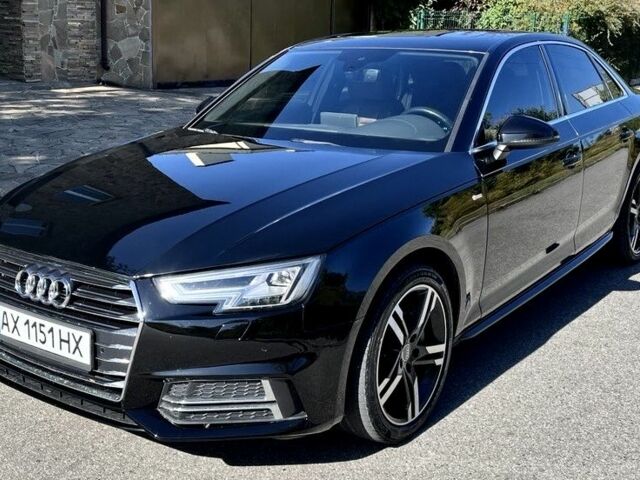 Ауди А4 2016 в Харькове на Automoto.ua Черный Ауди А4, объемом двигателя 2 л и пробегом 118 тыс. км за 22500 $, фото 1 на Automoto.ua