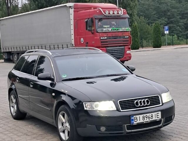Черный Ауди А4, объемом двигателя 2 л и пробегом 252 тыс. км за 4268 $, фото 1 на Automoto.ua