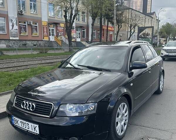Черный Ауди А4, объемом двигателя 2 л и пробегом 388 тыс. км за 4700 $, фото 1 на Automoto.ua